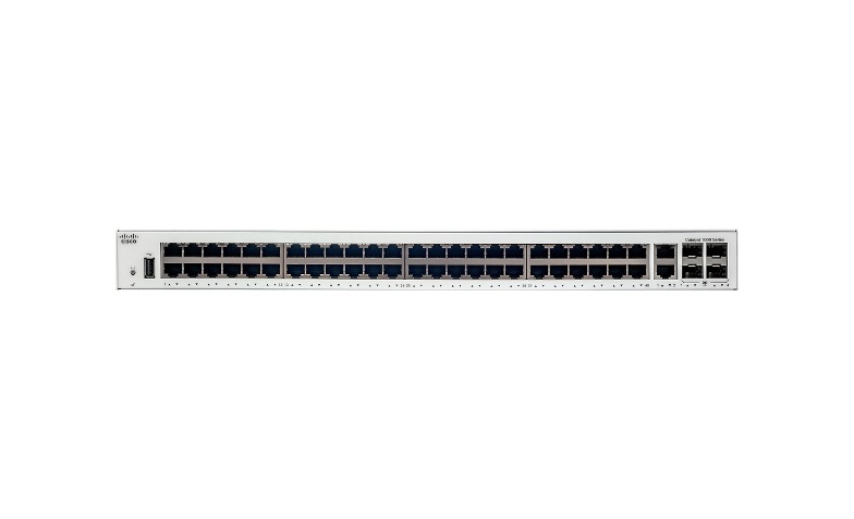 Cisco Catalyst 1000-48T-4G-L - switch - 48 ports - managed - rack