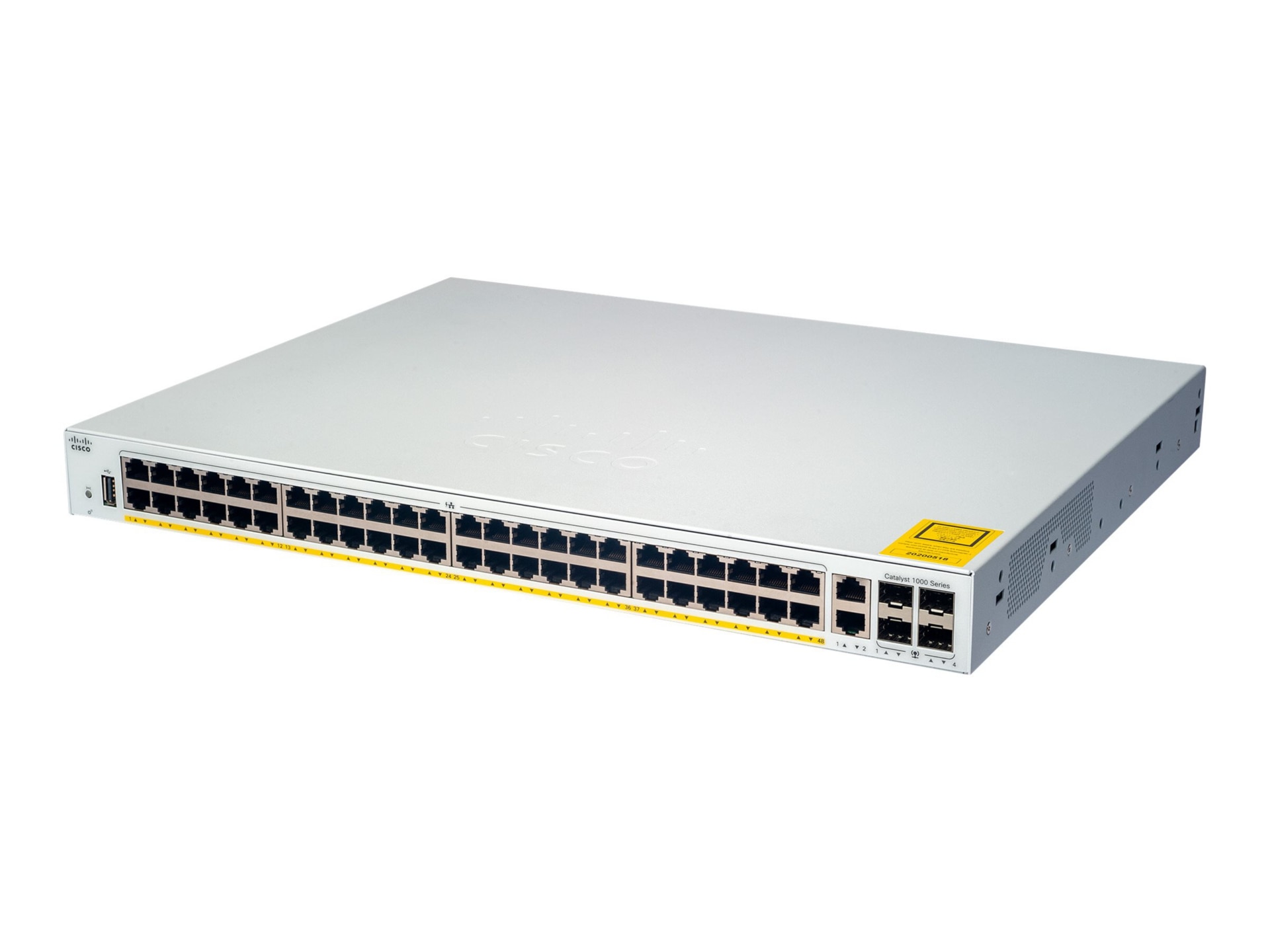 Cisco Catalyst 1000-48P-4G-L - switch - 48 ports - managed - rack-mountable