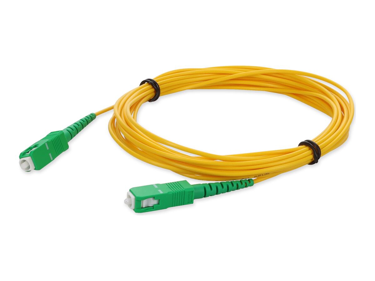 Proline 2m ASC (M) to ASC (M) Yellow OS2 Simplex Fiber OFNR Patch Cable
