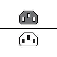 HPE Jumper Cord - power cable - power IEC 60320 C13 to IEC 60320 C14 - 6.6 ft