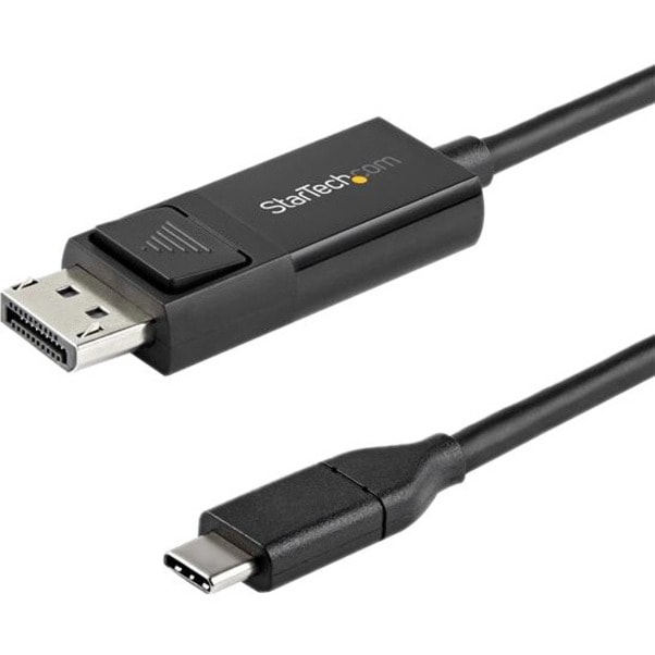 StarTech.com 3ft USB C to DisplayPort 1.2 Cable 4K 60Hz - Reversible DP to USB-C Adapter Cable