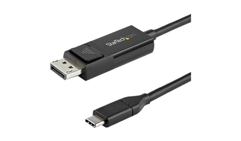 StarTech.com 3ft USB C to DisplayPort 1.2 Cable 4K 60Hz - Reversible DP to USB-C Adapter Cable