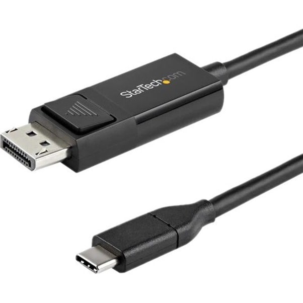 StarTech.com 6ft USB C to DisplayPort 1.2 Cable 4K 60Hz - Reversible DP to USB-C Adapter Cable