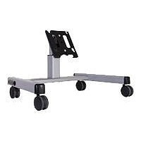 Chief Confidence Medium 2' Monitor Mobile Cart - For Displays 32-65" - Black cart - for flat panel - black