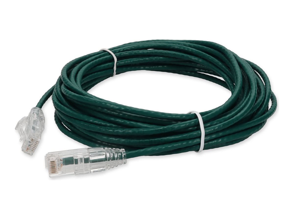 Proline 30ft Green CAT 6 Slim PVC Ethernet Cable Snagless Clear-Claw RJ-45 M/M