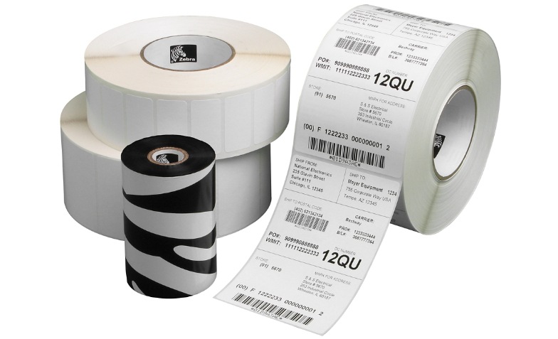 Zebra Z-Select 4000T - labels - ultra-smooth - 31080 label(s