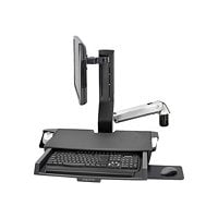 Ergotron StyleView Combo Arm with Worksurface & Pan - mounting kit
