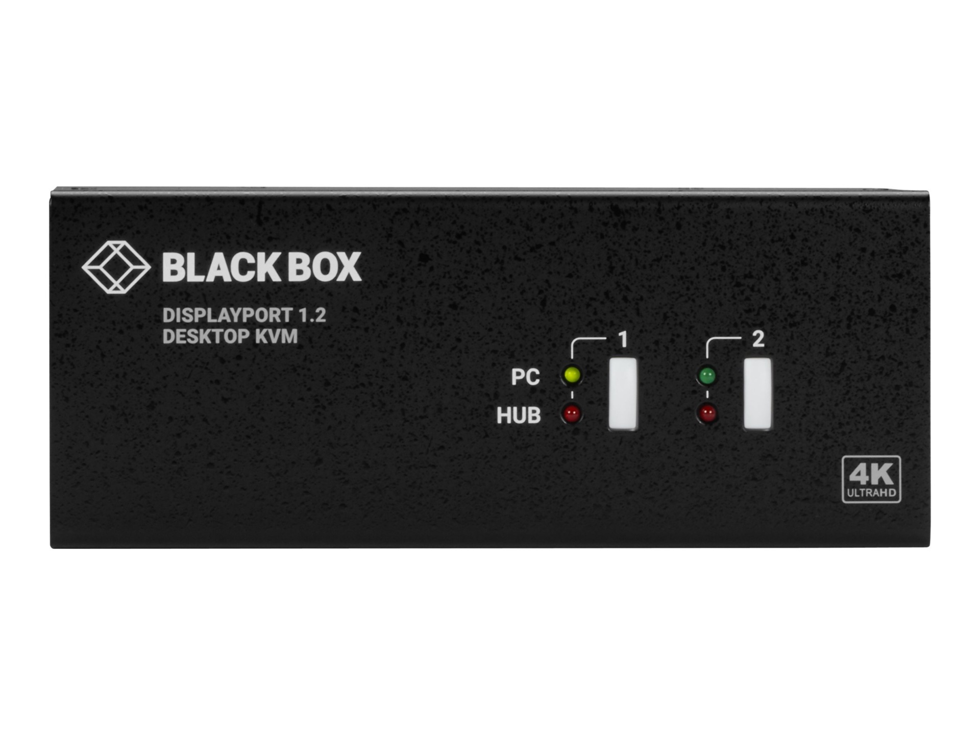 Black Box 4K 60Hz DisplayPort Dual-Head KVM Switch 2-Port, Audio - KVM / au