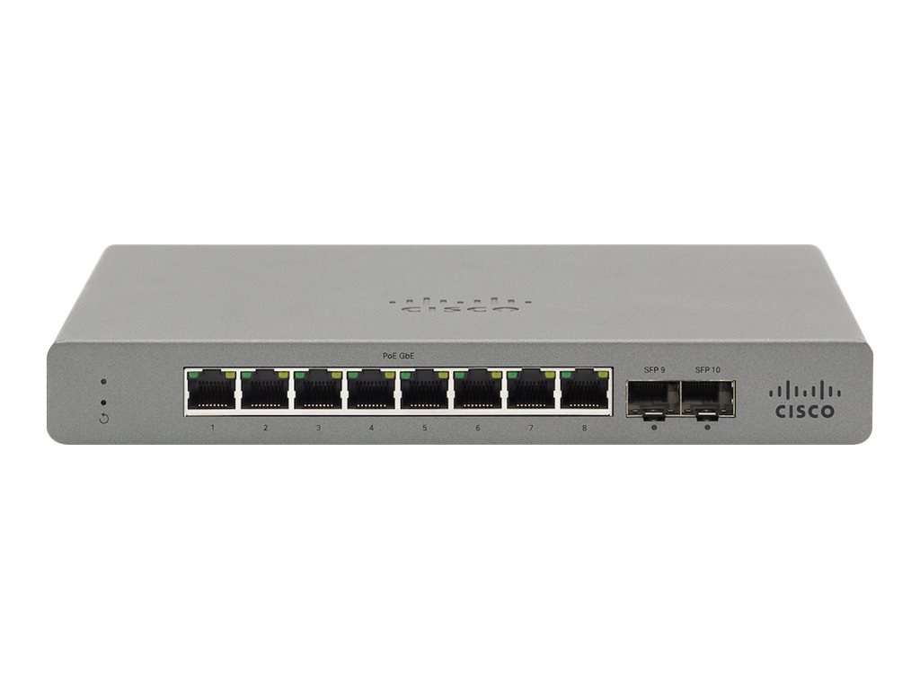 Cisco Meraki Go 8-port PoE Network Switch