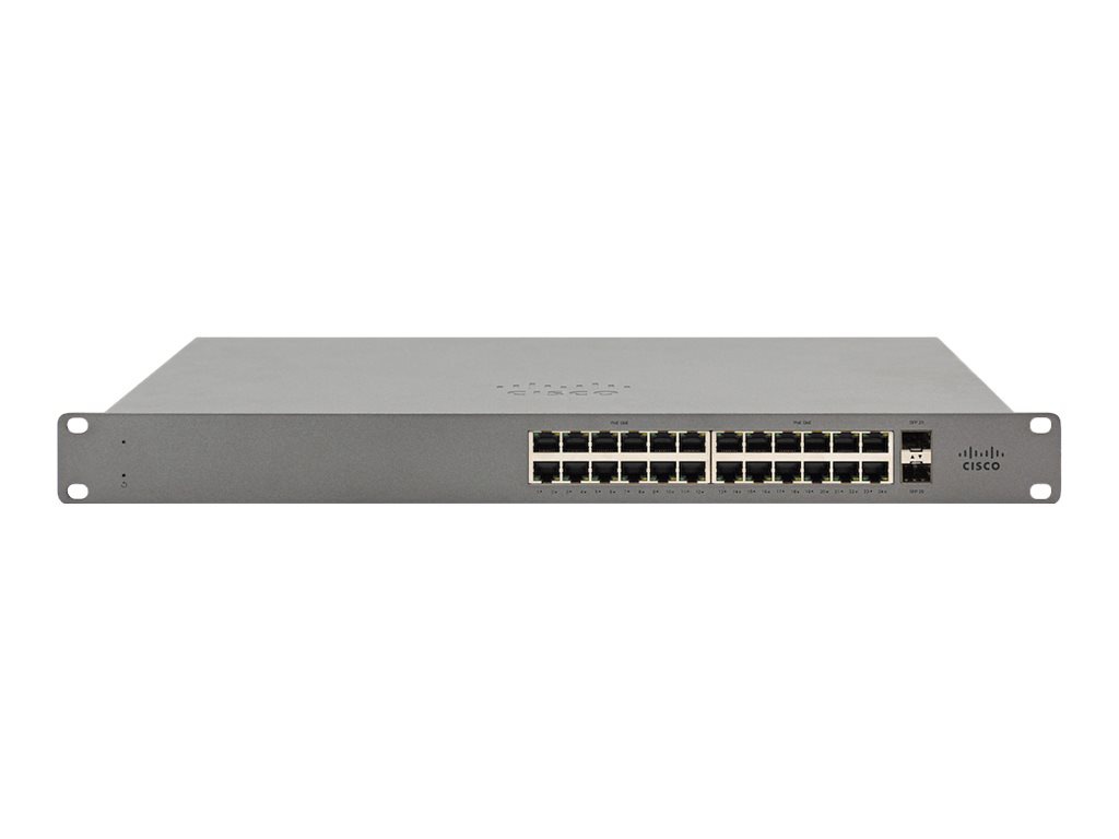 Cisco Meraki Go GS110-24 - switch - 24 ports - managed - rack-mountable