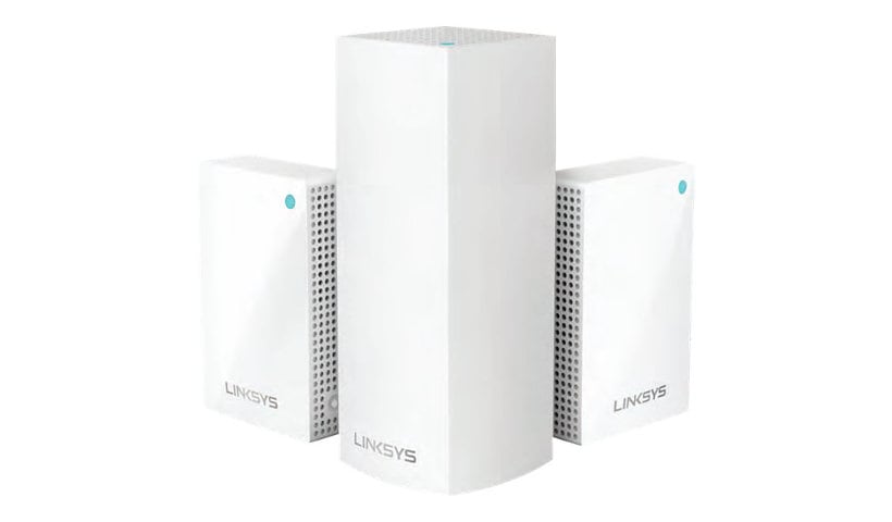 Linksys VELOP Whole Home Intelligent Mesh WHW0203P - Wi-Fi system - Wi-Fi 5 - Wi-Fi 5, Bluetooth - desktop