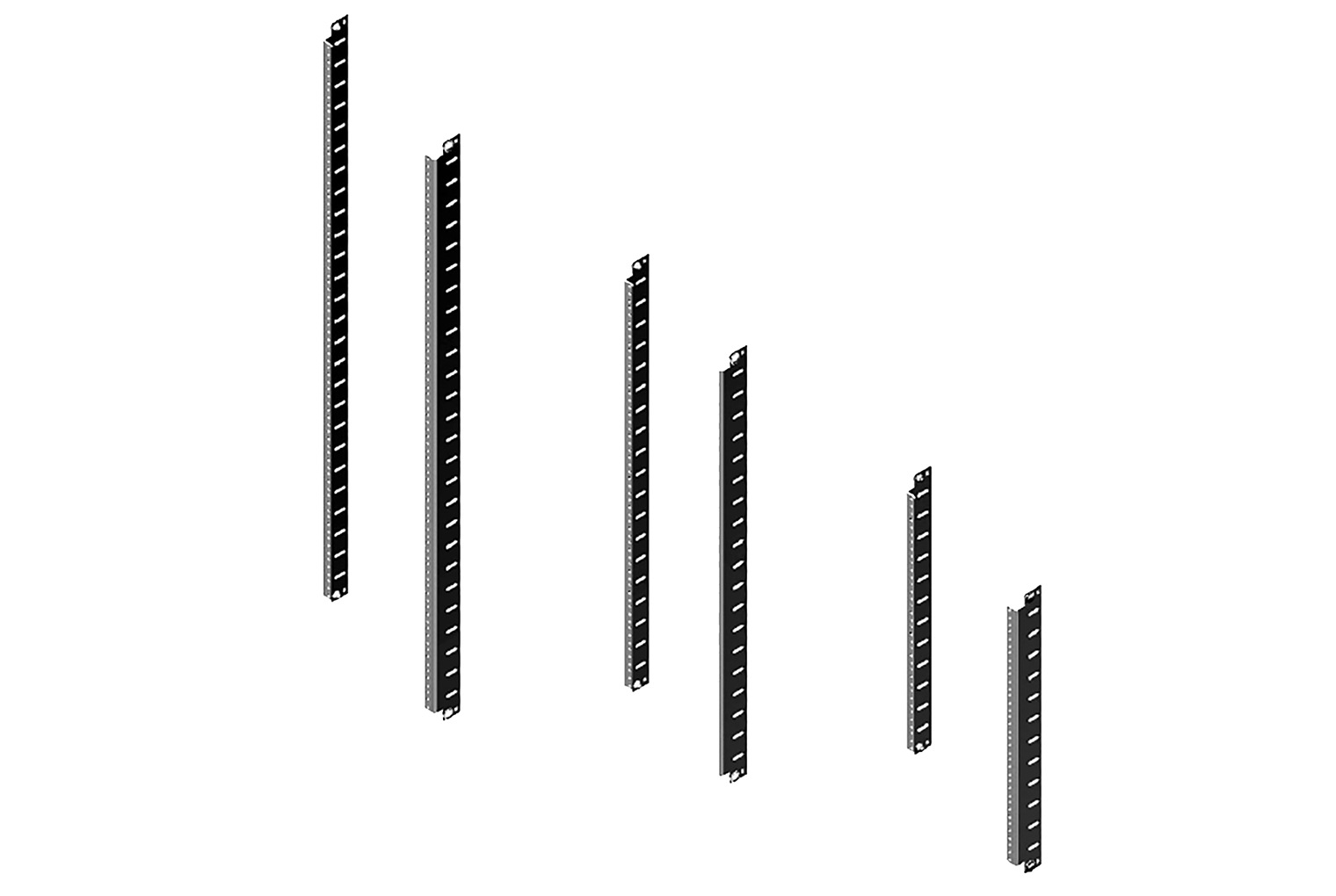 CPI CUBE-iT PLUS - rack rail - 12U