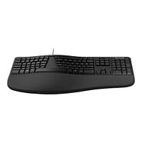Microsoft Ergonomic Keyboard - clavier - noir
