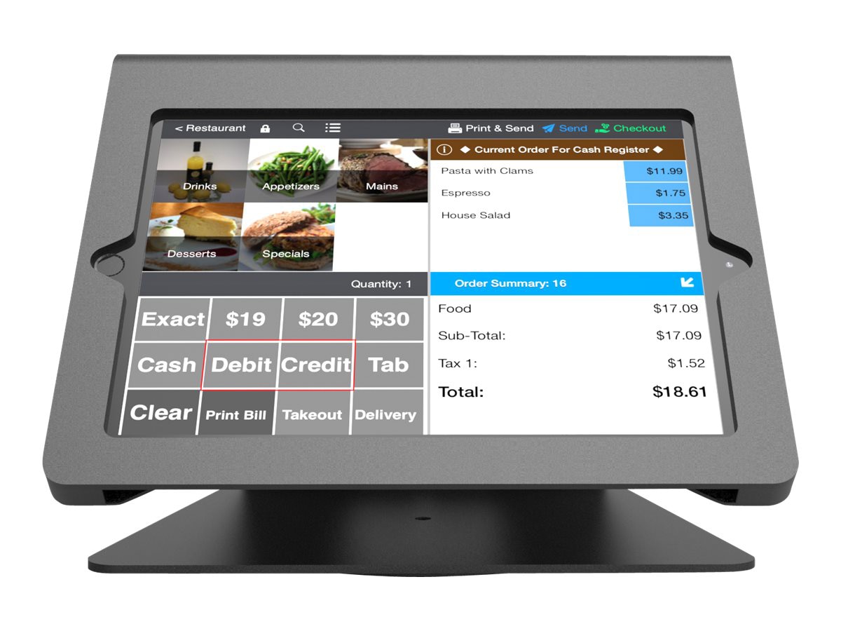 Compulocks iPad 10.2" Nollie POS Stand stand - for tablet - black