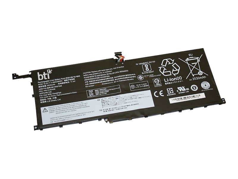 BTI 3290mAh Lithium-Polymer 15.2V Battery for ThinkPad X1 Carbon 4th Gen