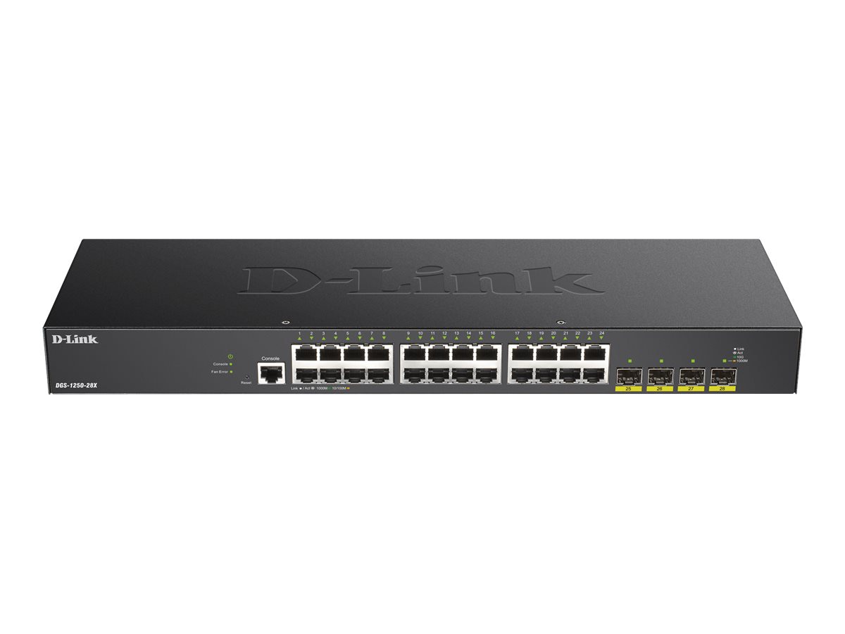 D-Link DGS 1250-28X - switch - 28 ports - smart - rack-mountable