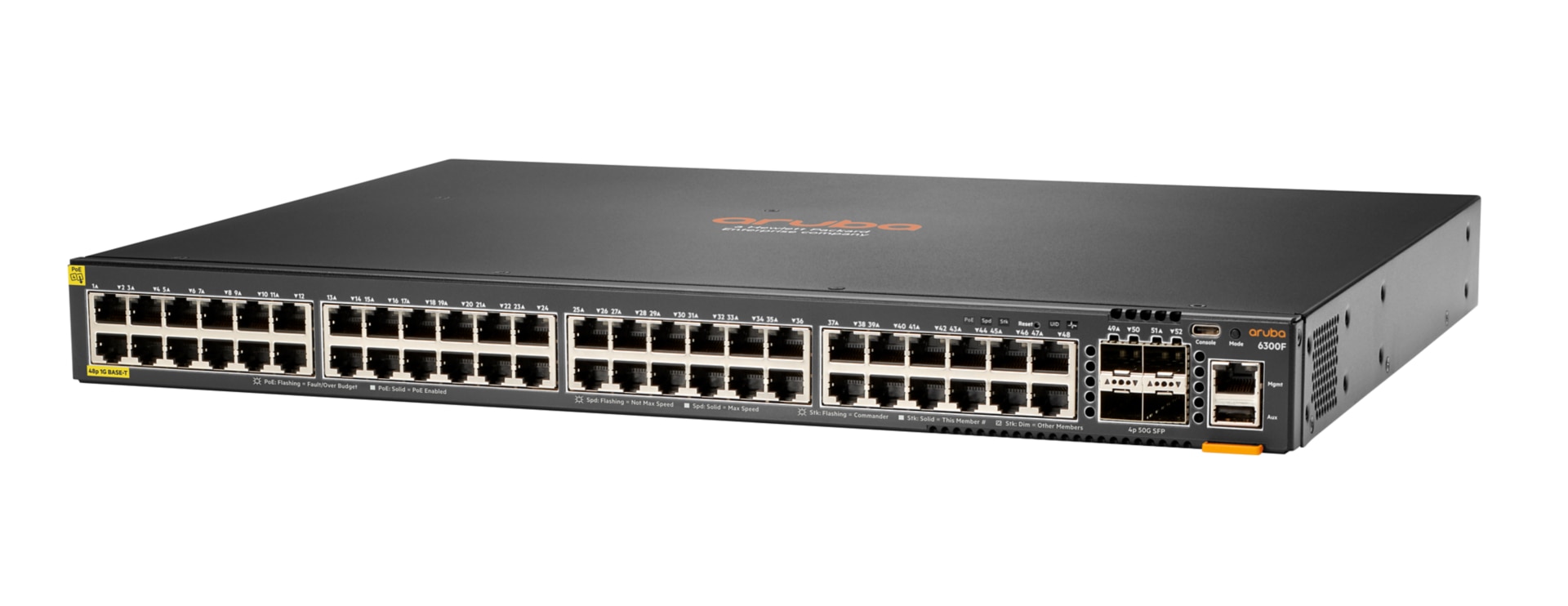 HPE Aruba 6300F - switch - 48 ports - managed - rack-mountable - TAA Compliant