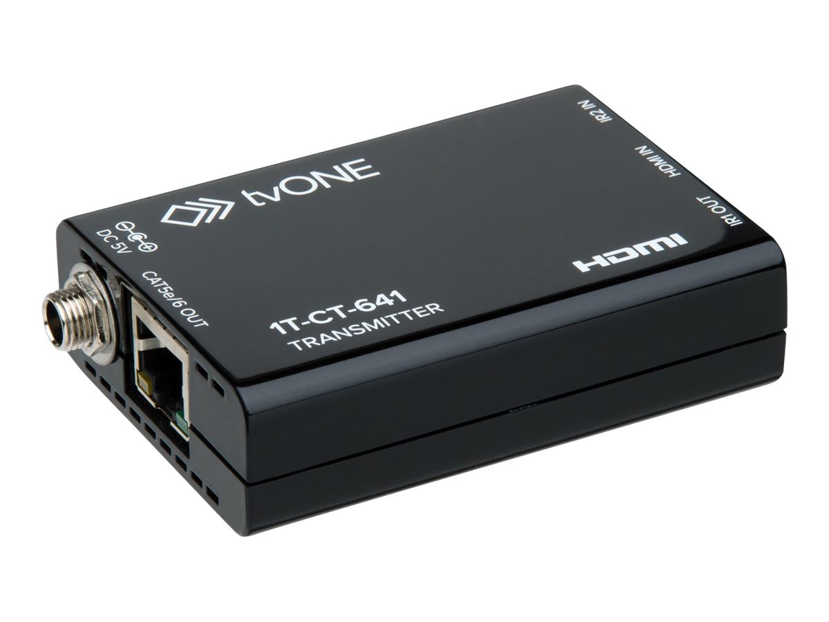 TV One 1T-CT-641 Transmitter - video/audio/infrared extender - HDMI, HDBaseT
