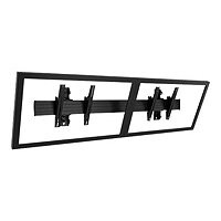 Chief LWM Menu Boards Series Fusion Large 2X1U - mounting kit - for 2 LCD d