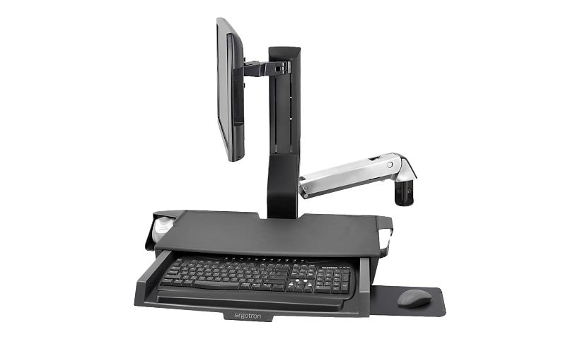 Ergotron StyleView Combo Arm with Worksurface & Pan - mounting kit - for LC
