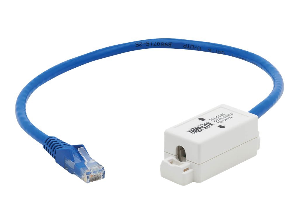 Eaton Tripp Lite Series Cat6 Junction Box Cable Assembly - Surface Mount, Unshielded, PoE+, RJ45/110 Punchdown, 18 in.,