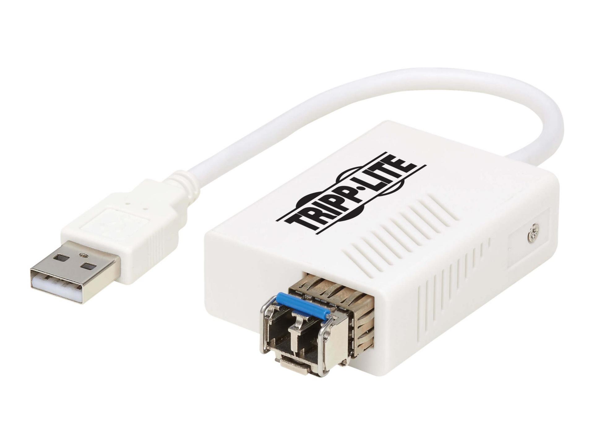Tripp Lite USB 2.0 Ethernet Adapter - 10/100 Mbps, 100Base-FX, LC, Singlemode Fiber - network adapter - USB 2.0 - 10/100