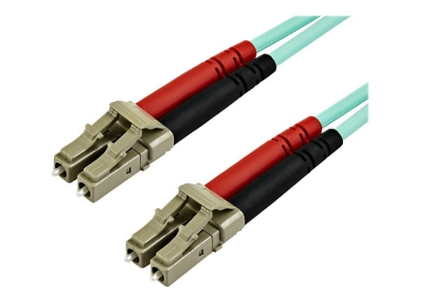 StarTech.com 15m (50ft) OM3 Multimode Fiber Cable, LOMMF Fiber Patch Cord