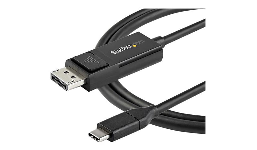 StarTech.com 3ft (1m) USB C to DisplayPort 1.2 Cable 4K 60Hz - Reversible DP to USB-C / USB-C to DP Video Adapter