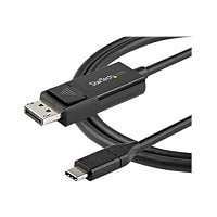 StarTech.com 3ft (1m) USB C to DisplayPort 1.2 Cable 4K 60Hz - Reversible DP to USB-C / USB-C to DP Video Adapter