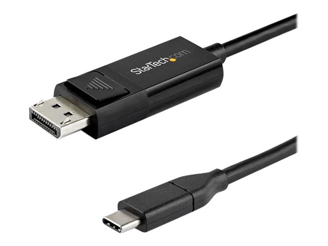 StarTech.com 6ft (2m) USB C to DisplayPort 1.4 Cable 8K 60Hz/4K - Reversible DP to USB-C or USB-C to DP Video Adapter