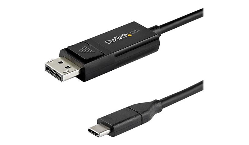 StarTech.com 6ft (2m) USB C to DisplayPort 1,4 Cable 8K 60Hz/4K - Reversible DP to USB-C or USB-C to DP Video Adapter