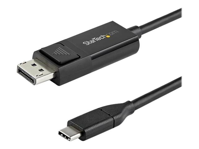StarTech.com 6ft (2m) USB C to DisplayPort 1.2 Cable 4K 60Hz - Reversible DP to USB-C / USB-C to DP Video Adapter