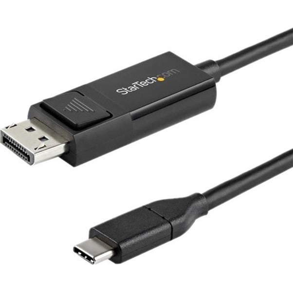 StarTech.com 6ft (2m) USB C to DisplayPort 1.2 Cable 4K 60Hz - Reversible DP to USB-C / USB-C to DP Video Adapter