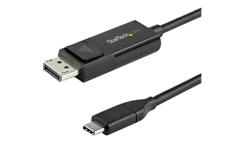 StarTech.com 6ft (2m) USB C to DisplayPort 1,2 Cable 4K 60Hz - Reversible DP to USB-C / USB-C to DP Video Adapter