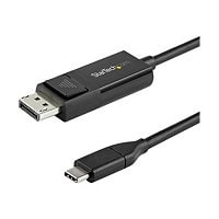 StarTech.com 6ft (2m) USB C to DisplayPort 1.2 Cable 4K 60Hz - Reversible DP to USB-C / USB-C to DP Video Adapter
