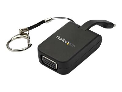 StarTech.com Compact USB C to VGA Adapter - Active Video Display Converter