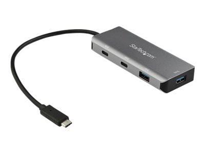 Concentrateur à 4 ports USB C 10 Gbit/s StarTech.com – USB-C à 2x USB/2x USB-C – alimentation par bus