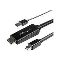 StarTech.com 6' HDMI to DisplayPort Cable 4K 30Hz-Active HDMI 1.4 to DP 1.2