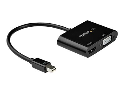 StarTech.com Mini DisplayPort to HDMI VGA Adapter - HDMI 2.0 4K 60Hz or VGA