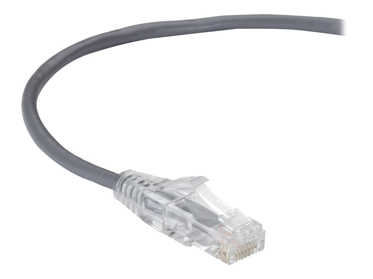 Black Box Slim-Net patch cable - 20 ft - gray