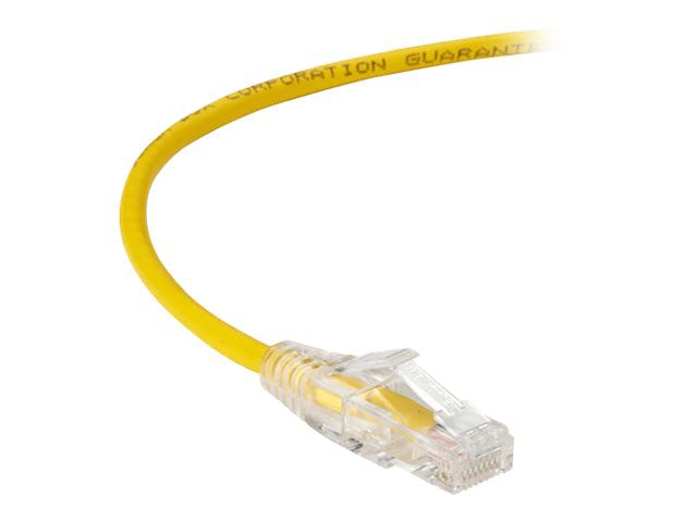 Black Box Slim-Net patch cable - 20 ft - yellow