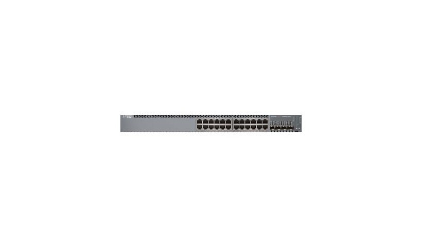 Juniper Networks EX Series EX2300-24P - switch - 24 ports - managed - rack-mountable - E-Rate program