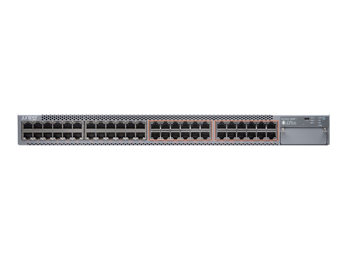 Juniper Networks EX Series EX4300-48MP - switch - 48 ports - managed - rack