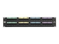 Leviton QuickPort Patch Panel GigaMax 48 Port Cat5e Universal