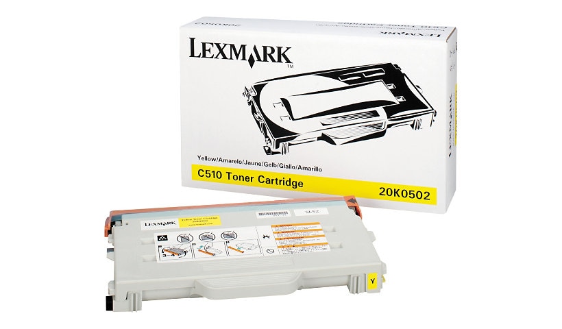 Lexmark C510 Yellow Toner Cartridge