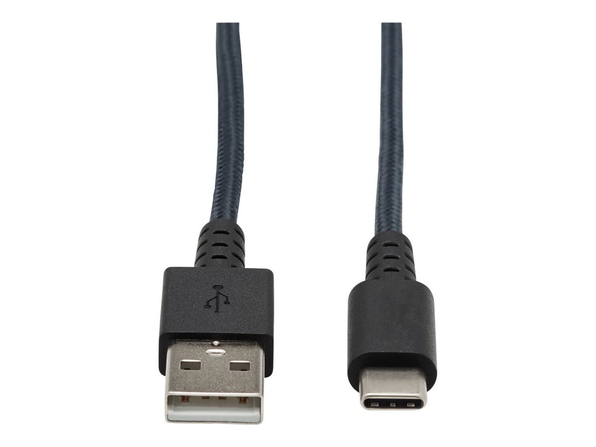 Tripp Lite Heavy Duty USB-A to USB C Charging Sync Cable Android M/M 10ft