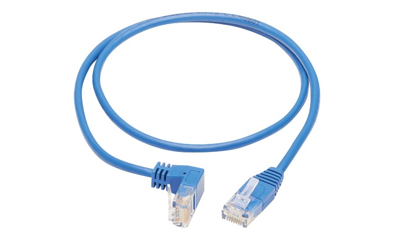 Eaton Tripp Lite Series Down-Angle Cat6 Gigabit Molded Slim UTP