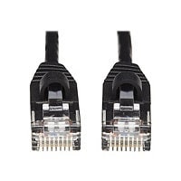 Tripp Lite Cat6a Gigabit Snagless Molded Slim Ethernet Cable M/M Black 10ft