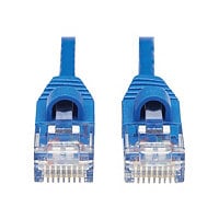 Tripp Lite Cat6a Gigabit Snagless Molded Slim Ethernet Cable M/M Blue 10ft