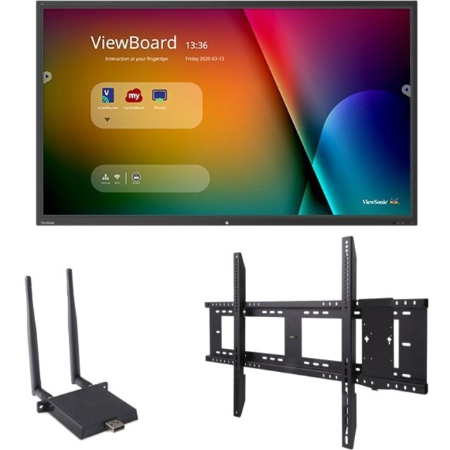 ViewSonic ViewBoard IFP9850-E1 - 4K Interactive Display with WiFi Adapter a